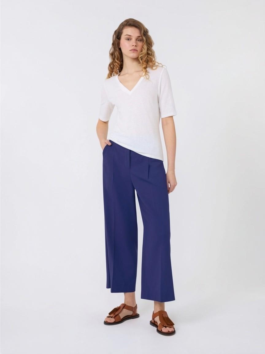 Pantalone in gabardina di cotone stretch WKDBELLICO 013 WEEKEND 