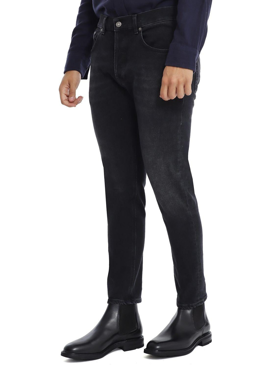 Jeans Dian carrot in denim stretch<BR/> UP576DS0369LM3 999 DONDUP 