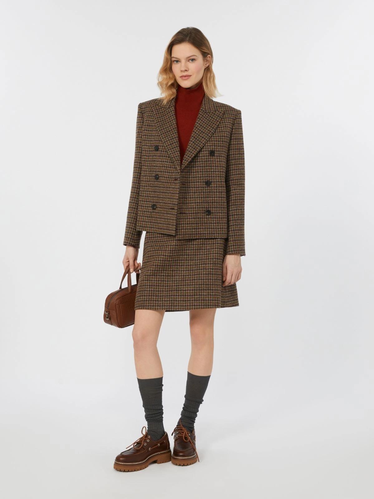 Blazer crop in mista lana GERUSIA 001 WEEKEND 