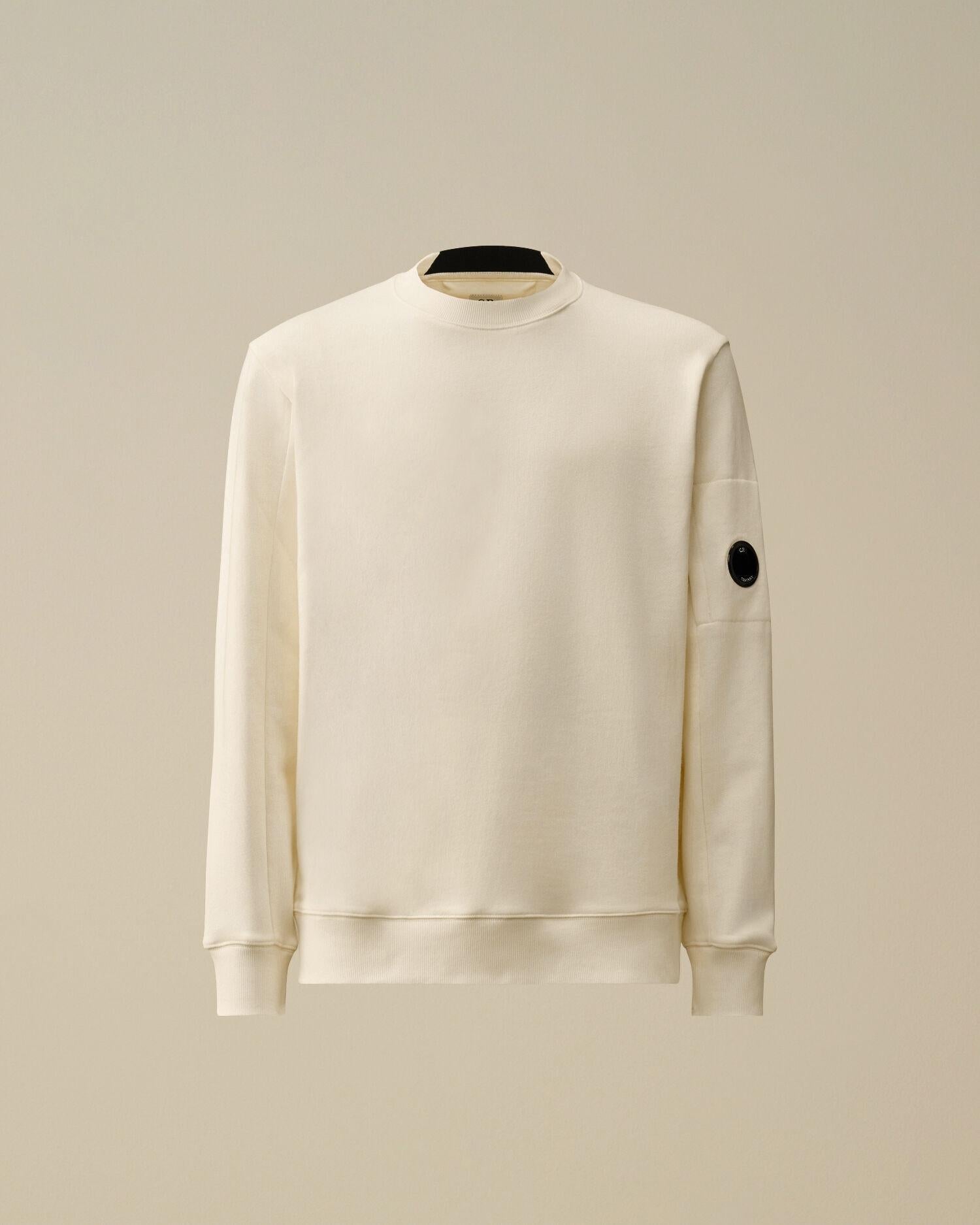 Diagonal Raised Fleece Crewneck Lens Sweatshirt<BR/> CMSS713A 103 C.P. COMPANY 