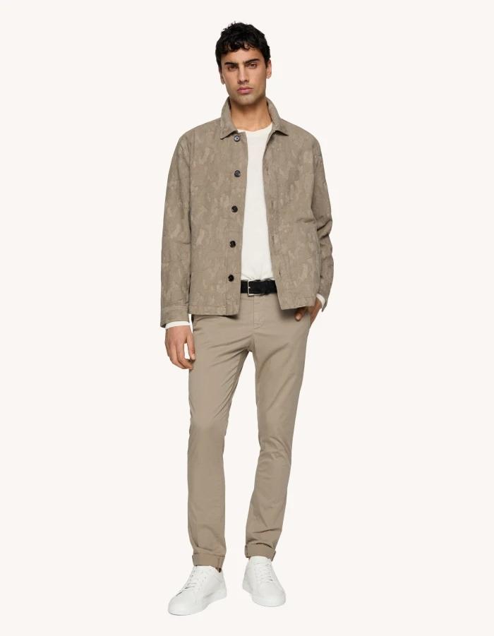 Pantaloni Gaubert slim in gabardina leggera