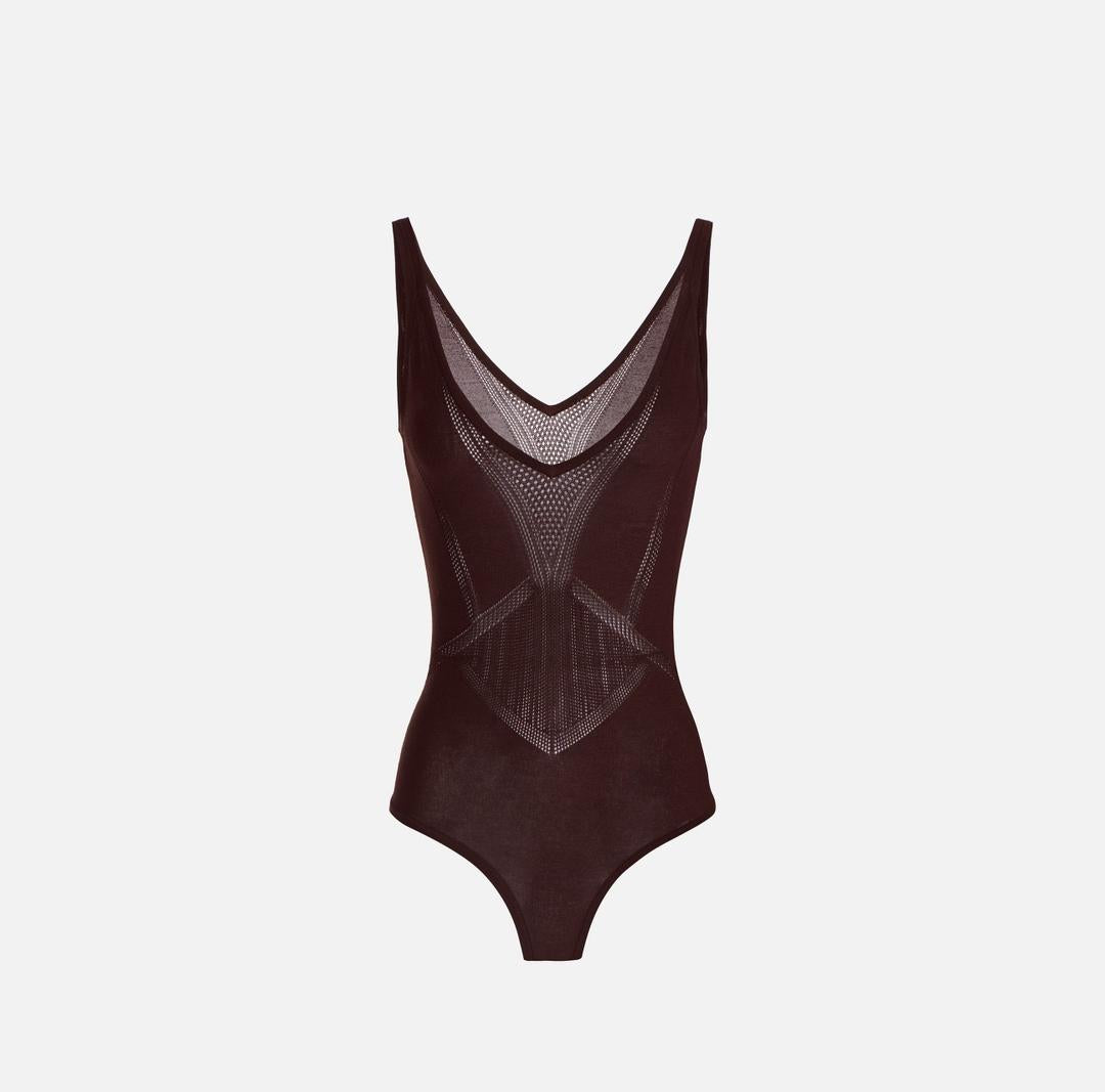 Body in maglia traforata BK80W61E2 644 ELISABETTA FRANCHI 