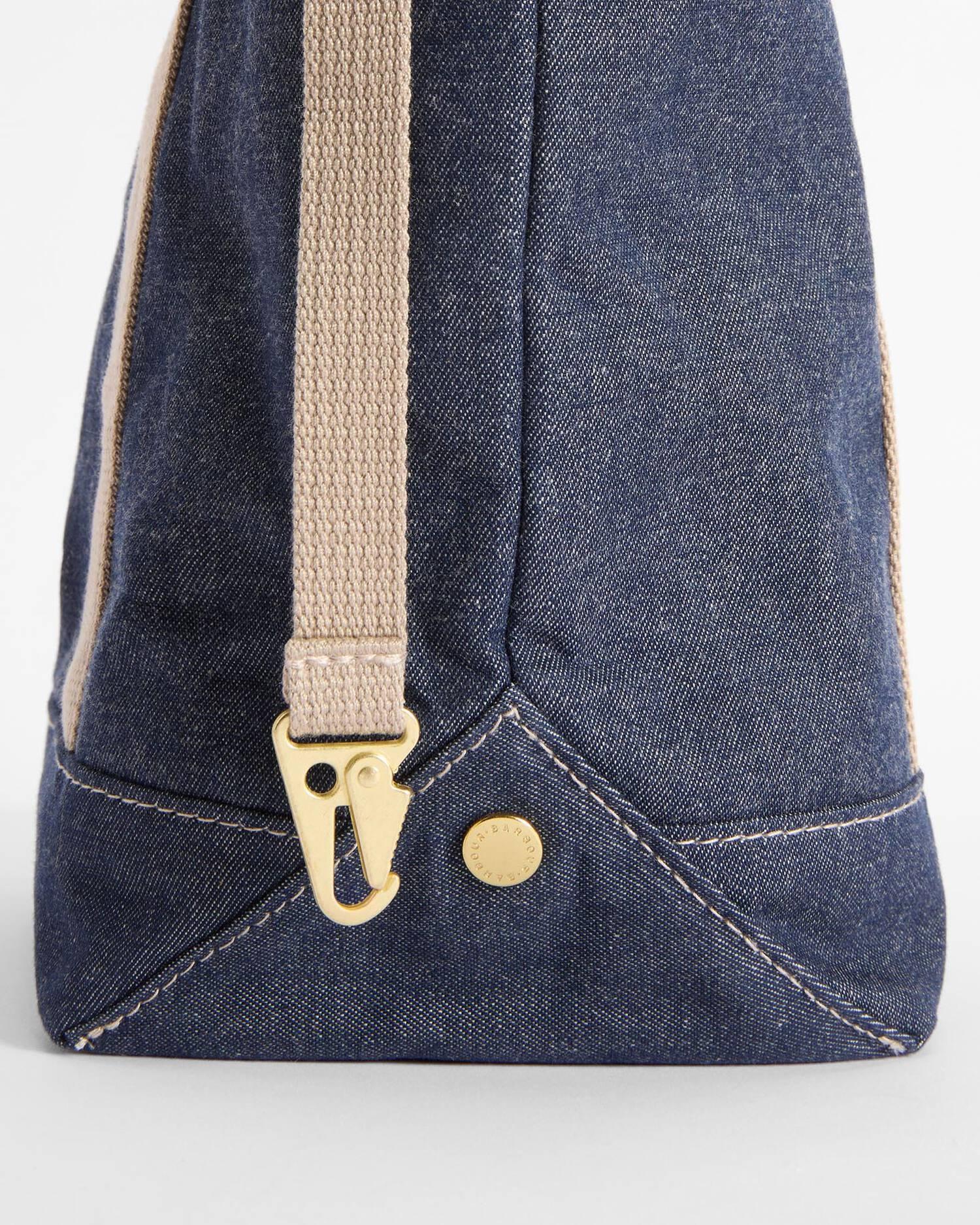 Mini borsa tote in denim Mya<BR/> LBA0539LBA IN71 BARBOUR 