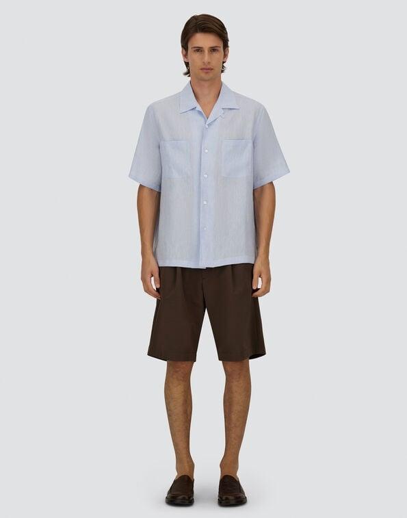 SHORTS IN SEER-CREASE<BR/> PT000192U12684 8800 HERNO 