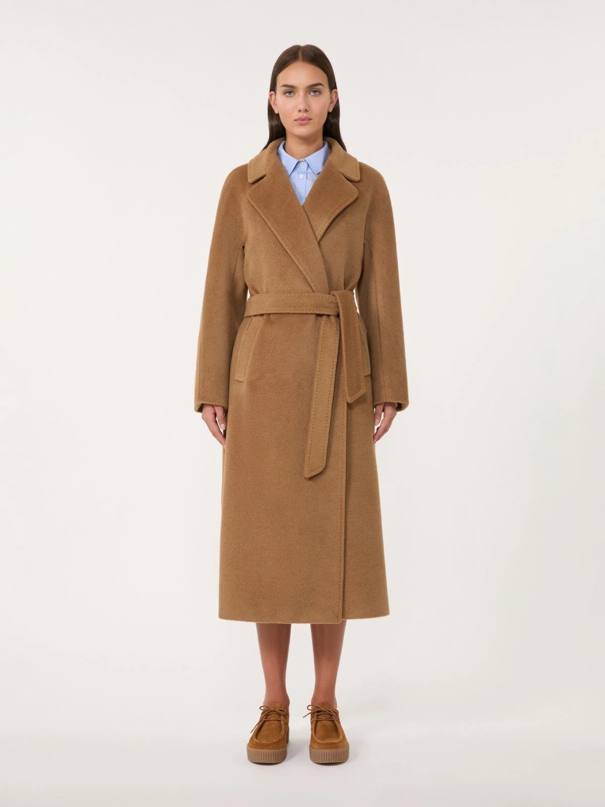 Cappotto lungo in lana e alpaca TEMPERA 026 WEEKEND 