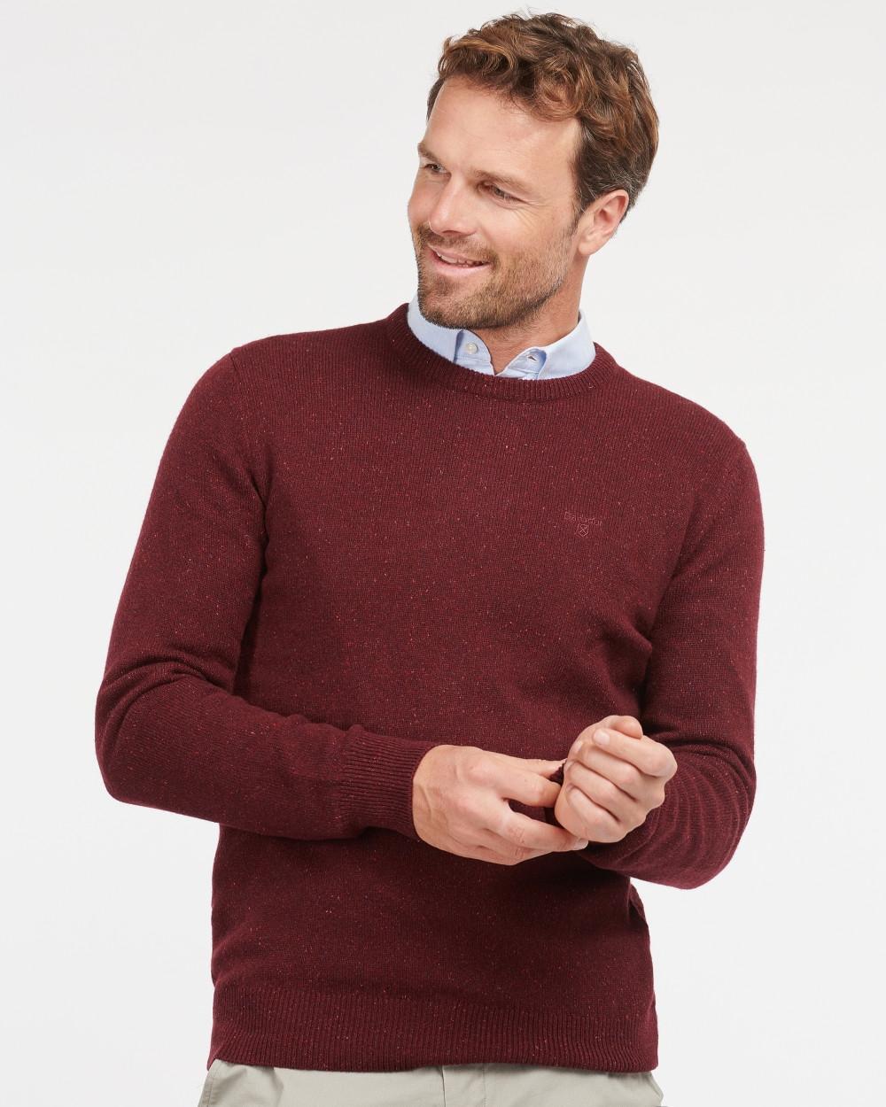 Maglia in pura lana Essential Tisbury MKN0844 RE56 BARBOUR 