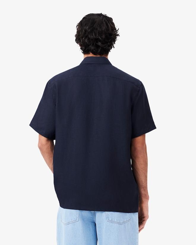 Camicia di lino a maniche corte CH5699 166 LACOSTE 