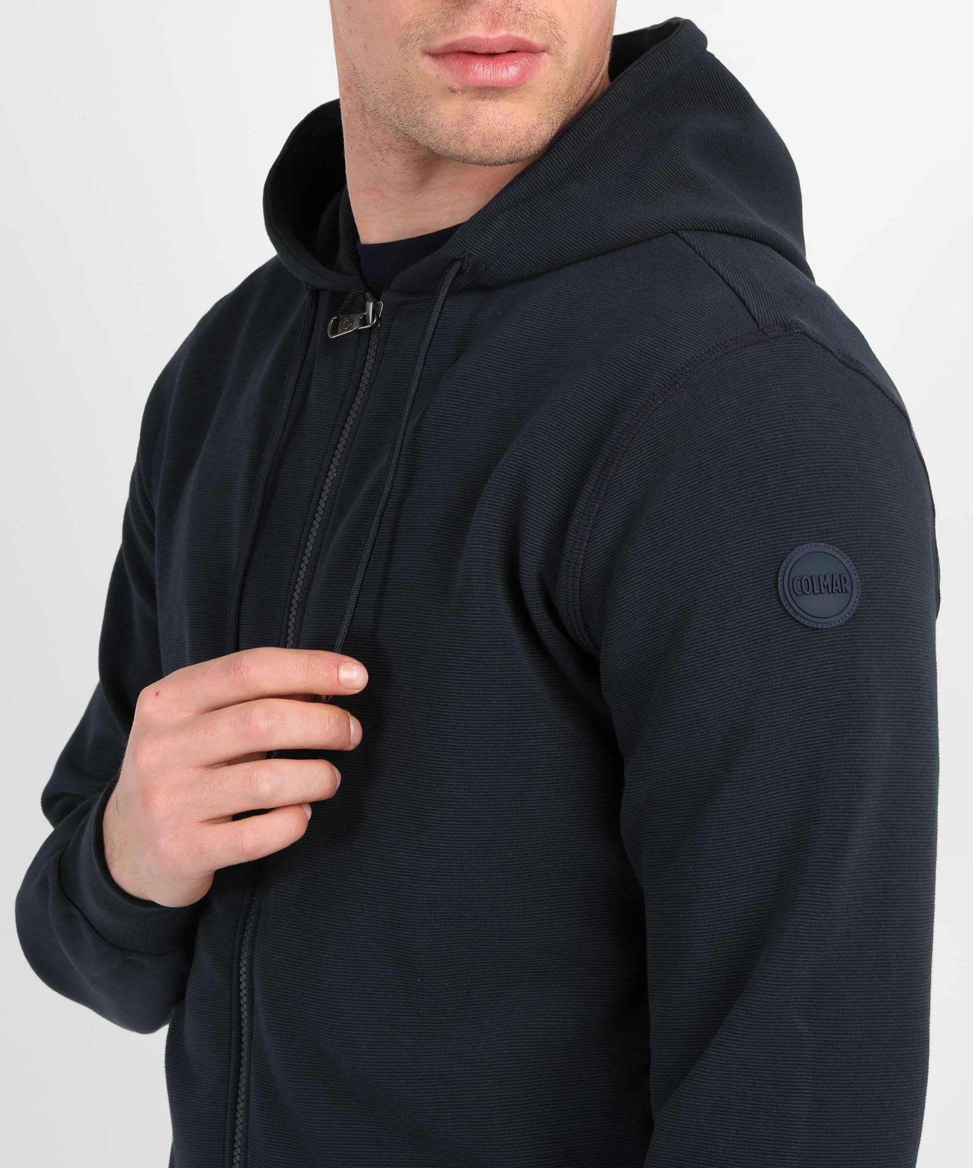 Felpa con cappuccio millerighe<BR/> 6154R1XL 68 COLMAR 