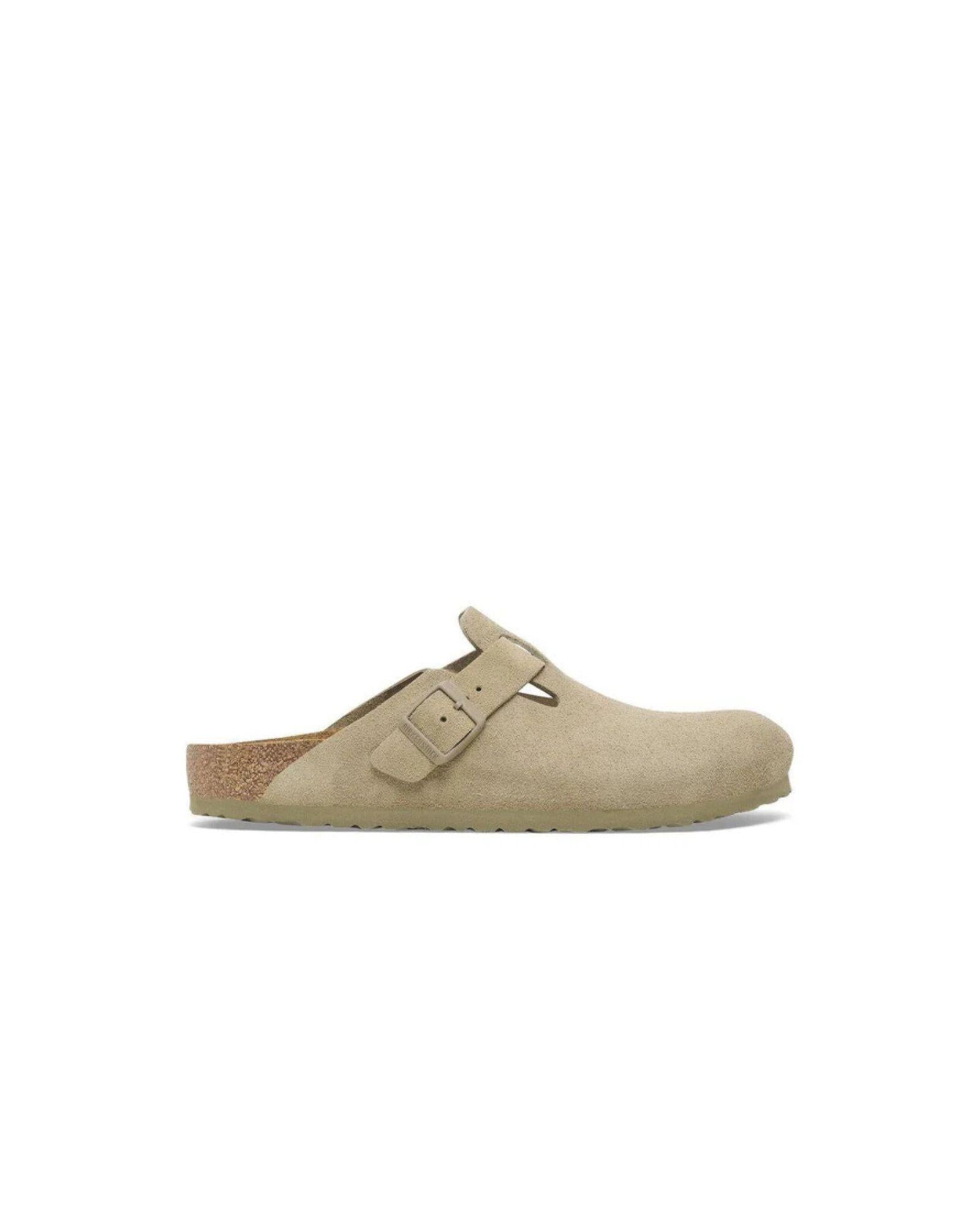 Sabot in pelle scamosciata Boston 1025844BOSTON KHAKI BIRKENSTOCK 
