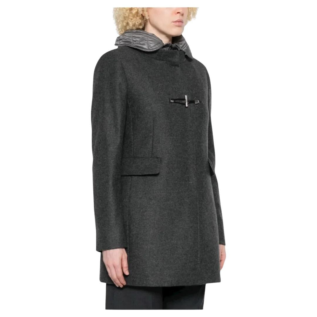 Toggle Coat in Panno di Lana<BR/> NAW59513430XMY B803 FAY 