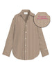 Bluse e camicie Donna Mc2 Saint Barth - Cristal Cotton Stripes Tiny V Princesse