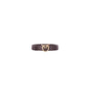 Cintura alta Love Birds in pelle 4cm