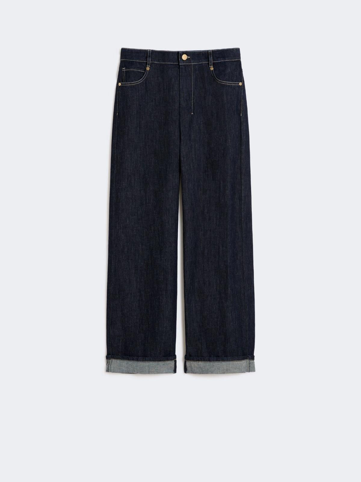 SMMCHIARA<BR/>Jeans in denim con risvolto SMMCHIARA 001 S MAX MARA 