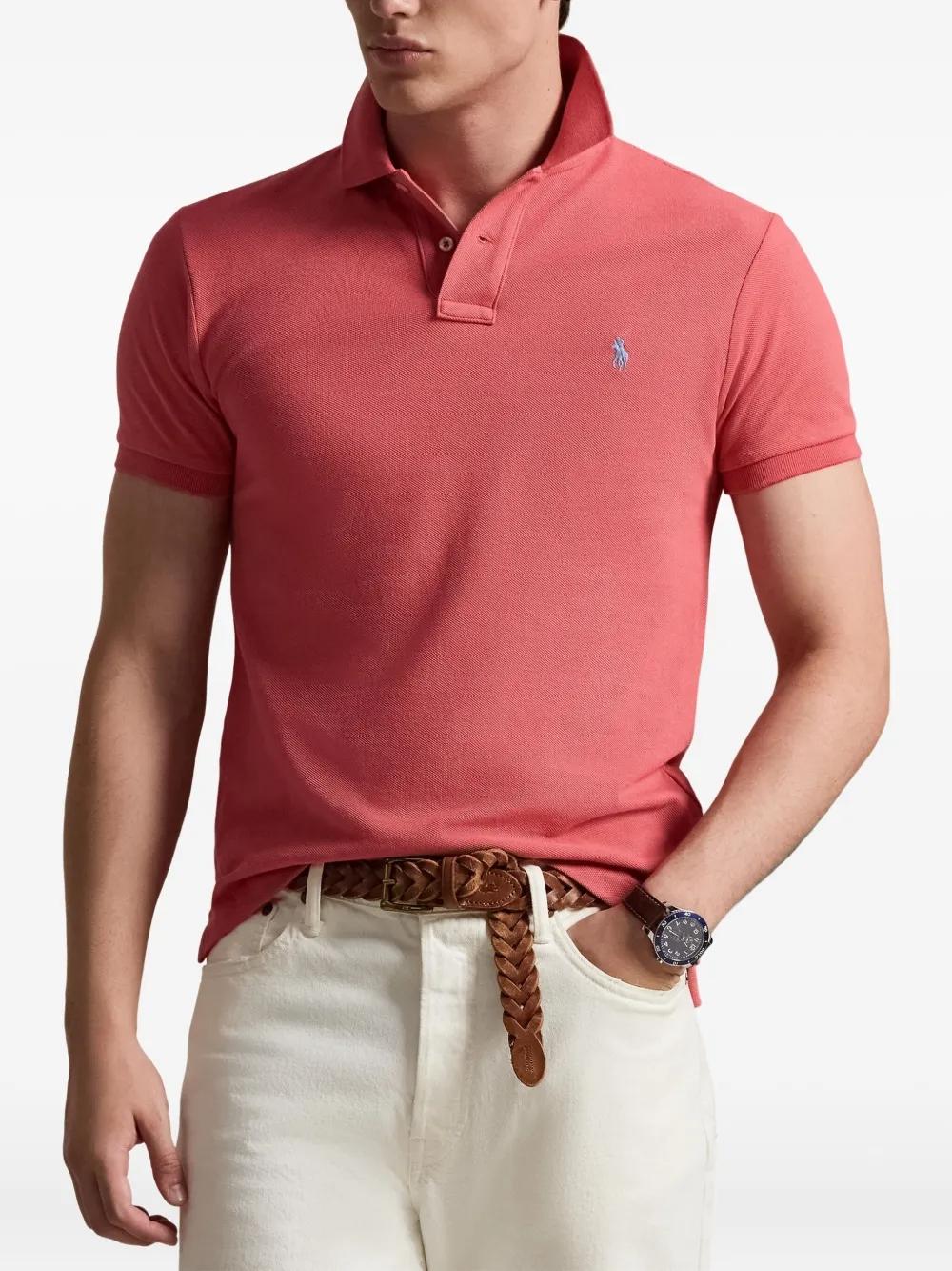 Polo in cotone di piquè 710536856 485 RALPH LAUREN 