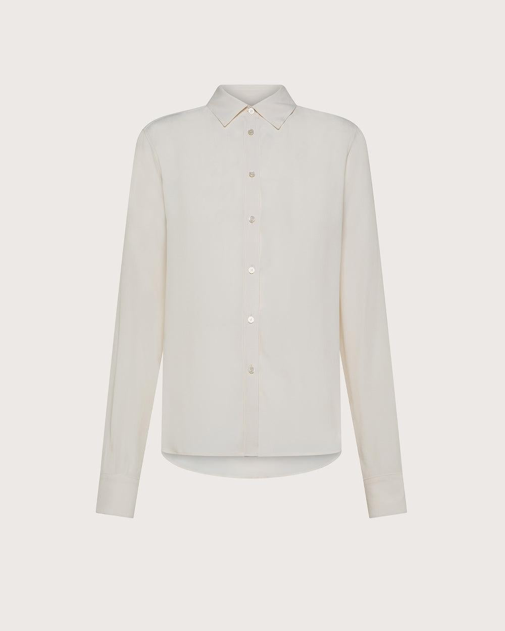 Camicia fit aderente in misto seta CA1411460090 006 SEVENTY 