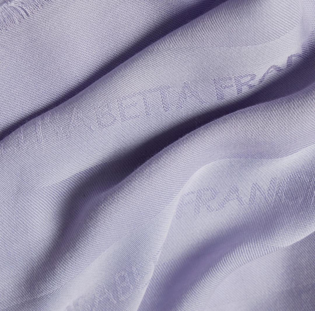 Foulard in viscosa e modal con righe jacquard<BR/> SC14F61E2 EV7 ELISABETTA FRANCHI 