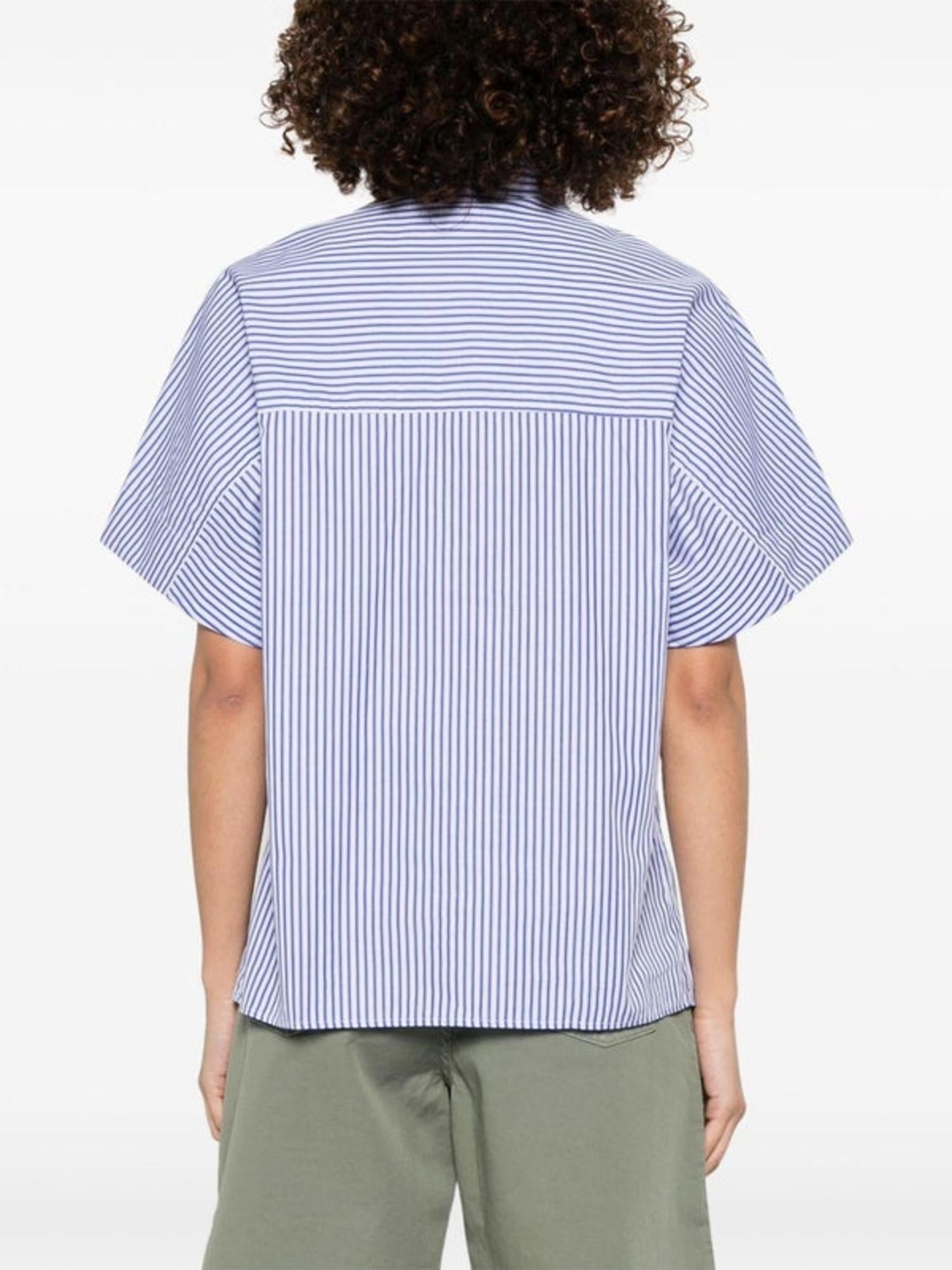 Camicia Regular in Cotone a Righe NCWA2505660XBI U604 FAY 