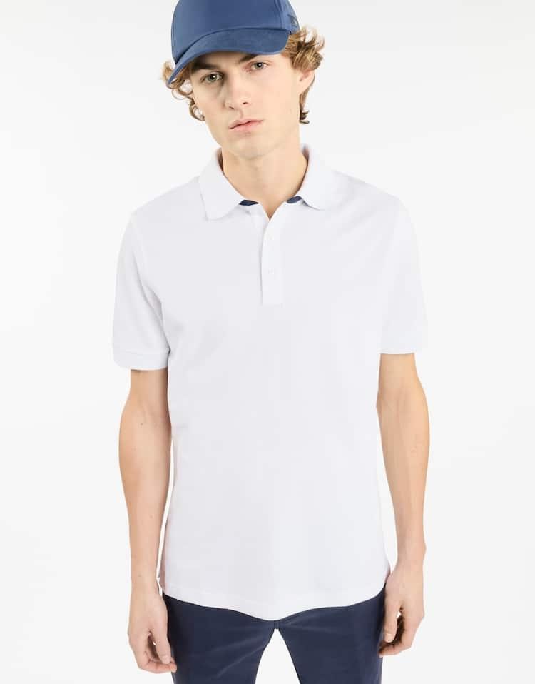 Polo in Piquet Stretch<BR/> NPMB250135STDW B001 FAY 