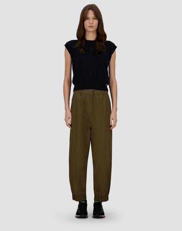 PANTALONI IN COTTON FEEL<BR/> PT000163D12531 7740 HERNO 