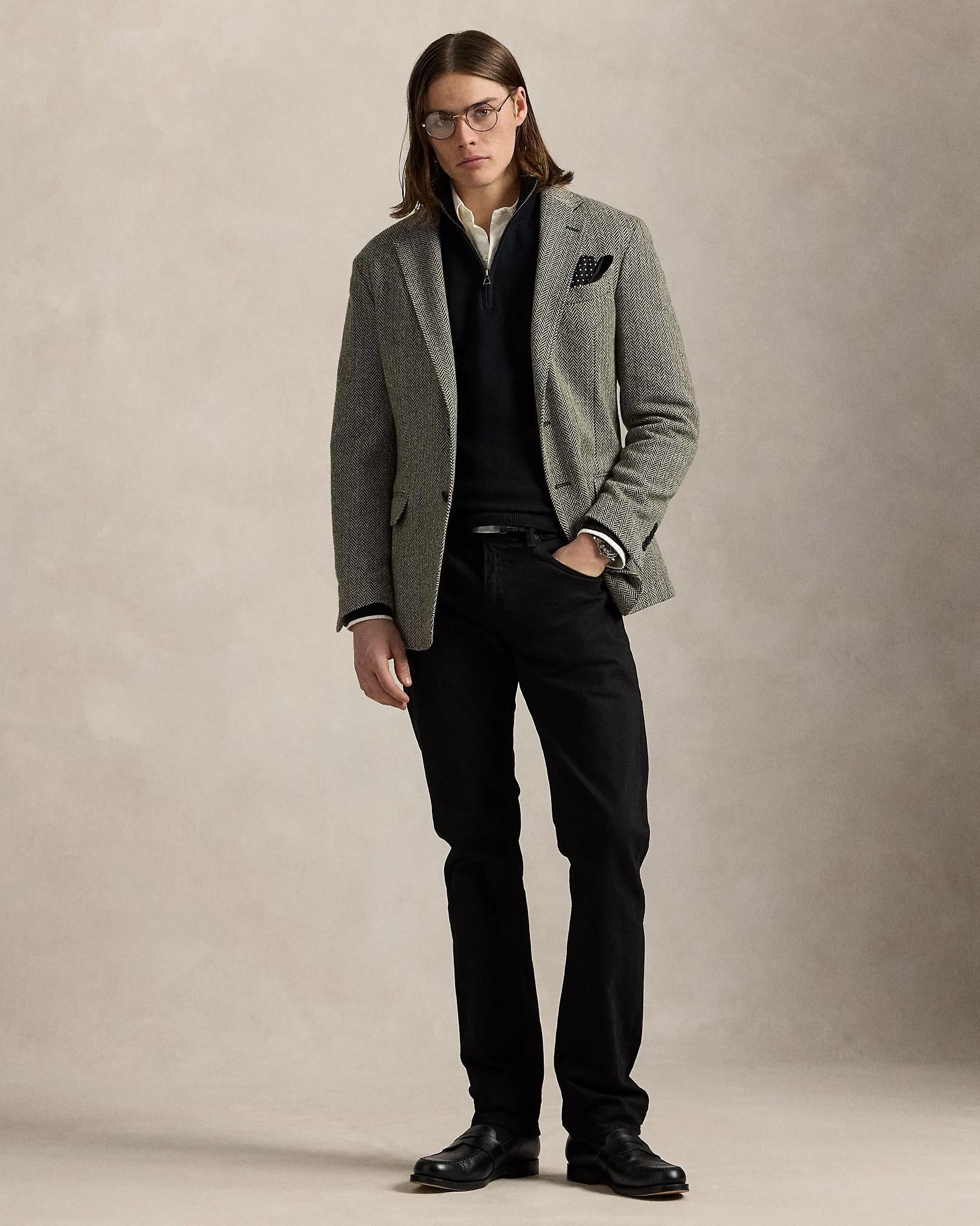 Maglia in piqué di cotone con mezza zip 710932304 505 RALPH LAUREN 