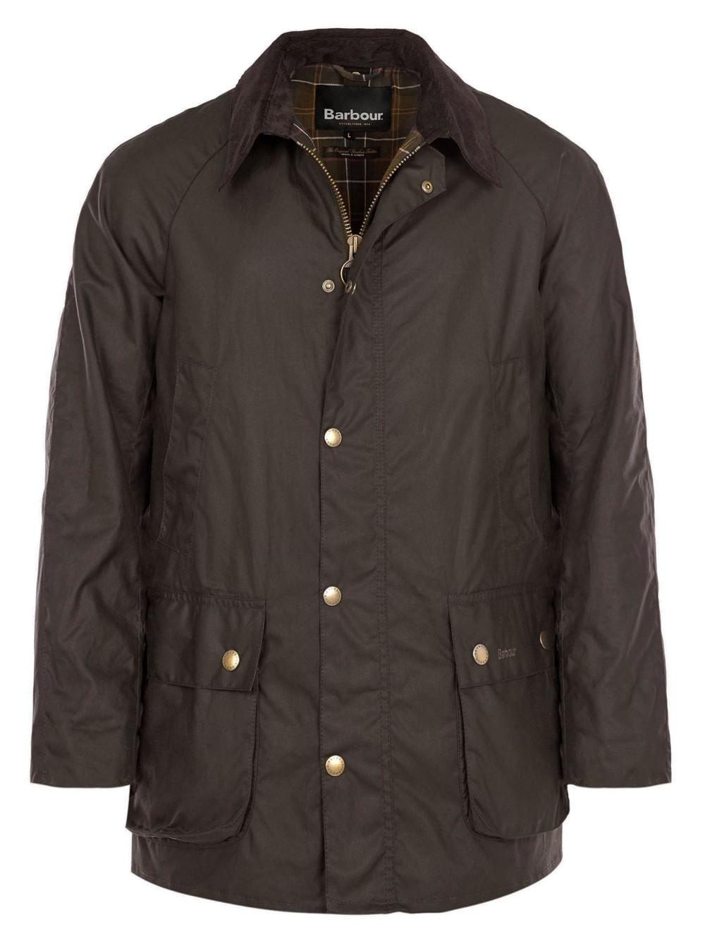 Giacca in cotone cerato Ashby MWX0339 OL71 BARBOUR 