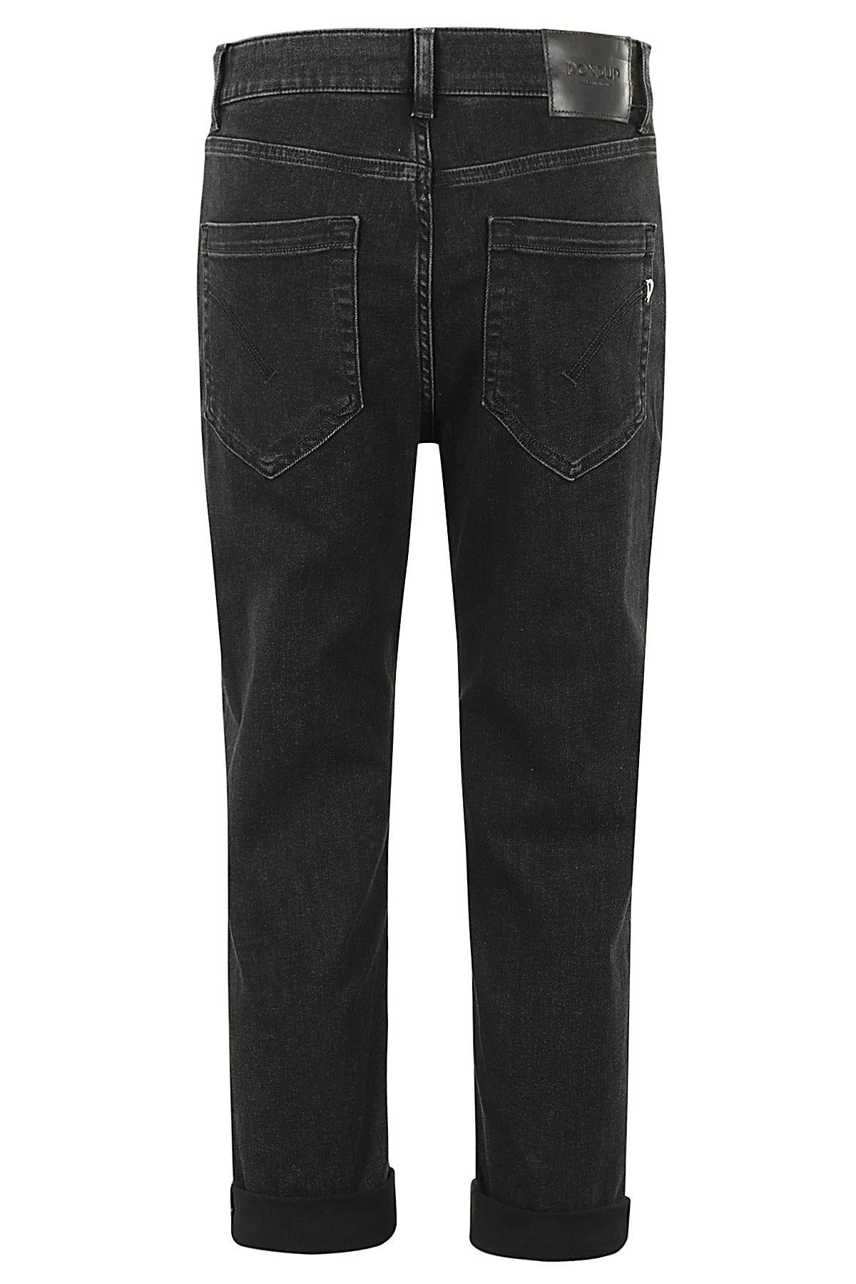Jeans donna in cotone Koons Gioiello Nero