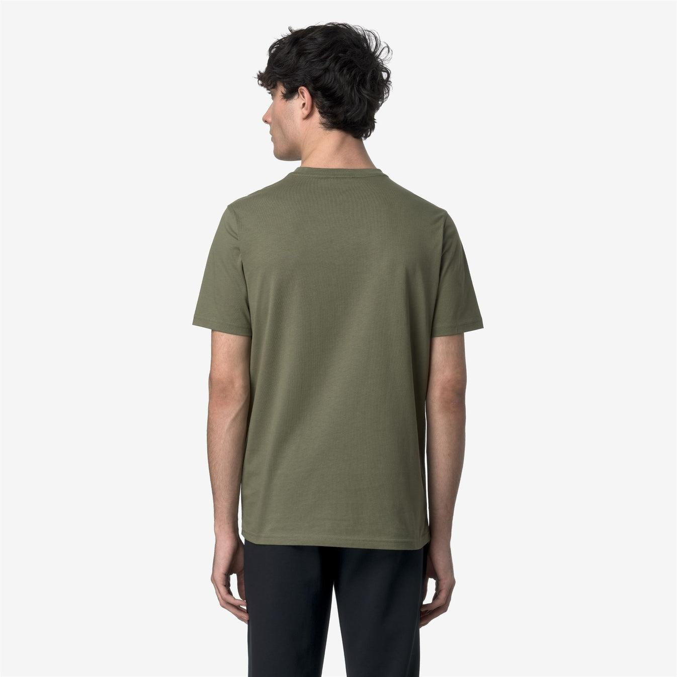 ODOM JERSEY SLIM<BR/>T-Shirt in Cotone Slim Fit K7125UW V15 K-WAY 