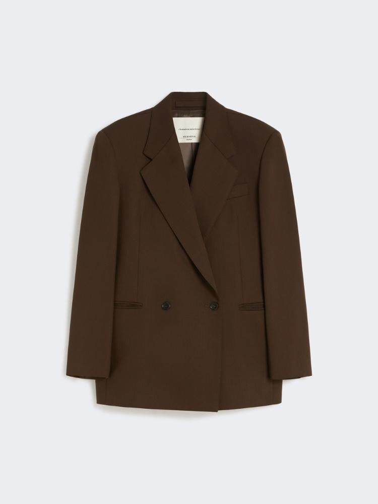 Blazer in levantina di lana<BR/> GINSENG 004 WEEKEND 