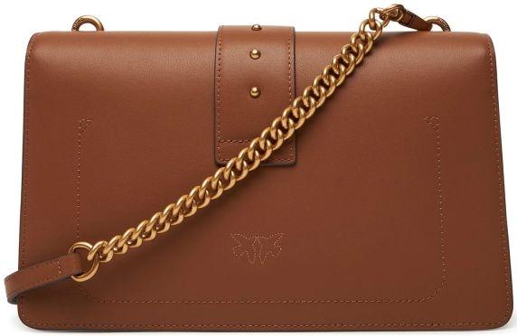Borsa a mano media Love Bag One in pelle<BR/> 105857A0F1 L17Q PINKO 