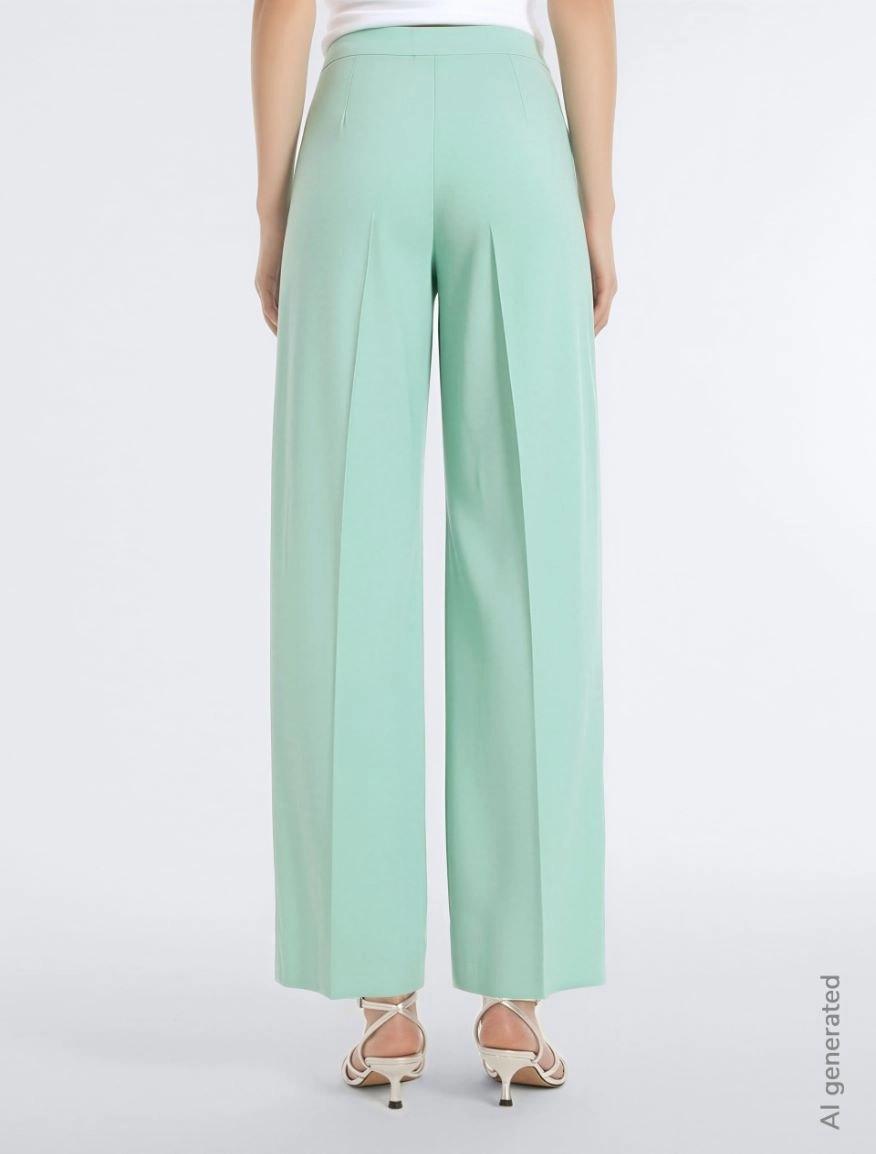PANTALONI IN MISTO SETA IBLURBANO 003 IBLUES 
