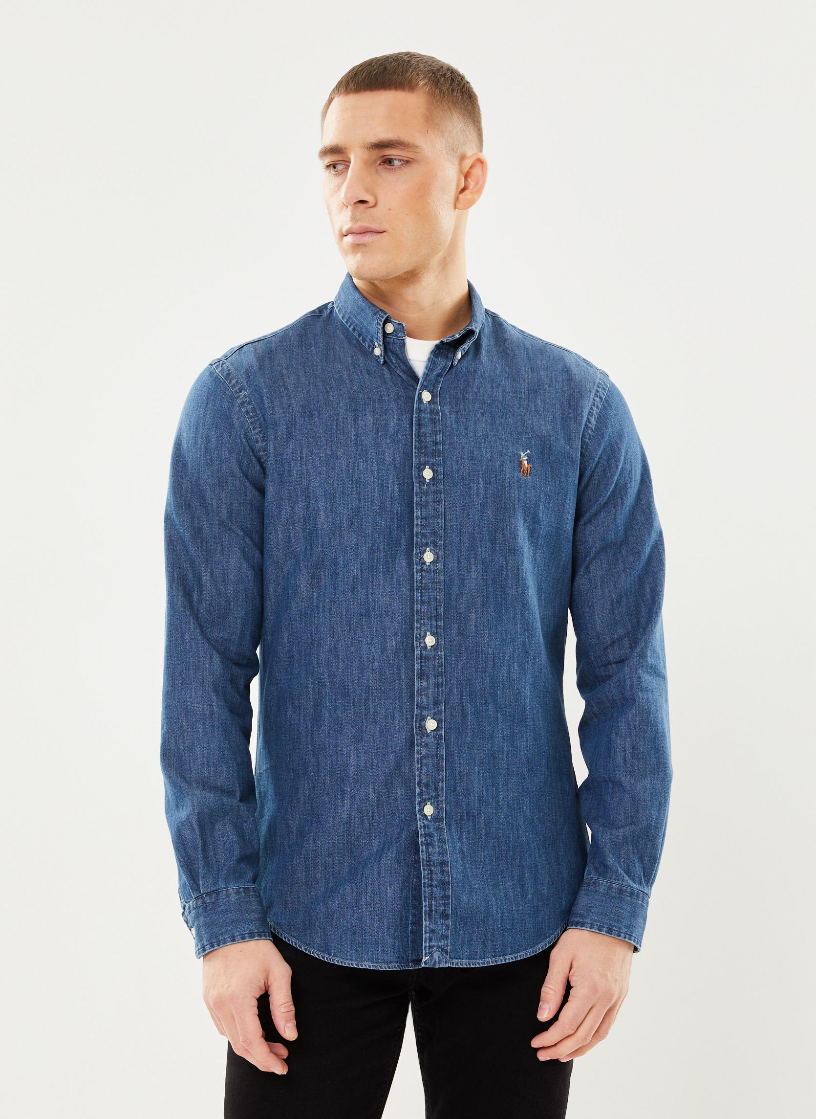 Camicia uomo oxford iin denim