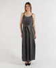 Abito in twill crepe con fusciacca