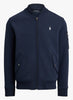 Giubbino con zip in misto cotone