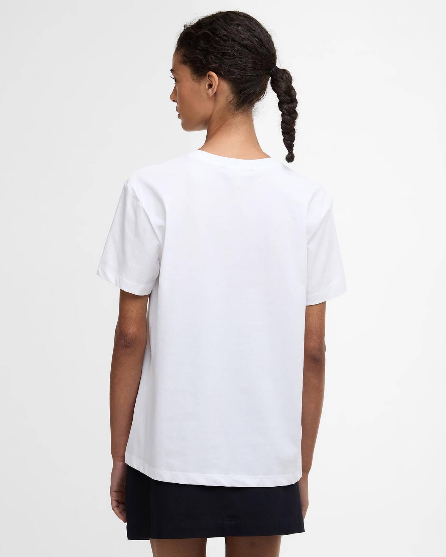 T-shirt Marine<BR/> LTS0716LTS WH11 BARBOUR 
