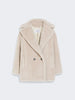 Teddy Bear Icon Coat corto in alpaca e lana