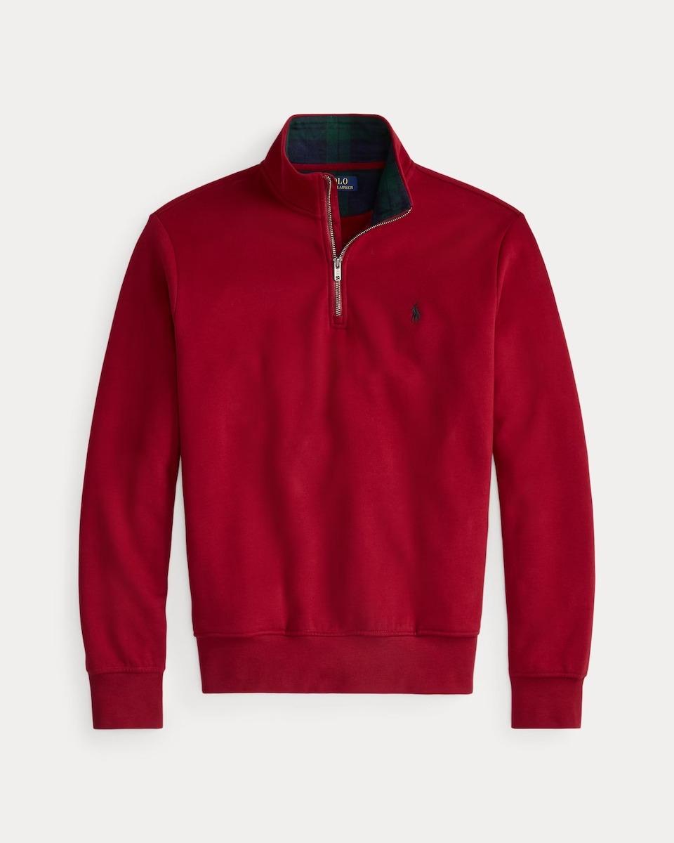 Felpa misto cotone mezza zip 710981468 002 RALPH LAUREN 