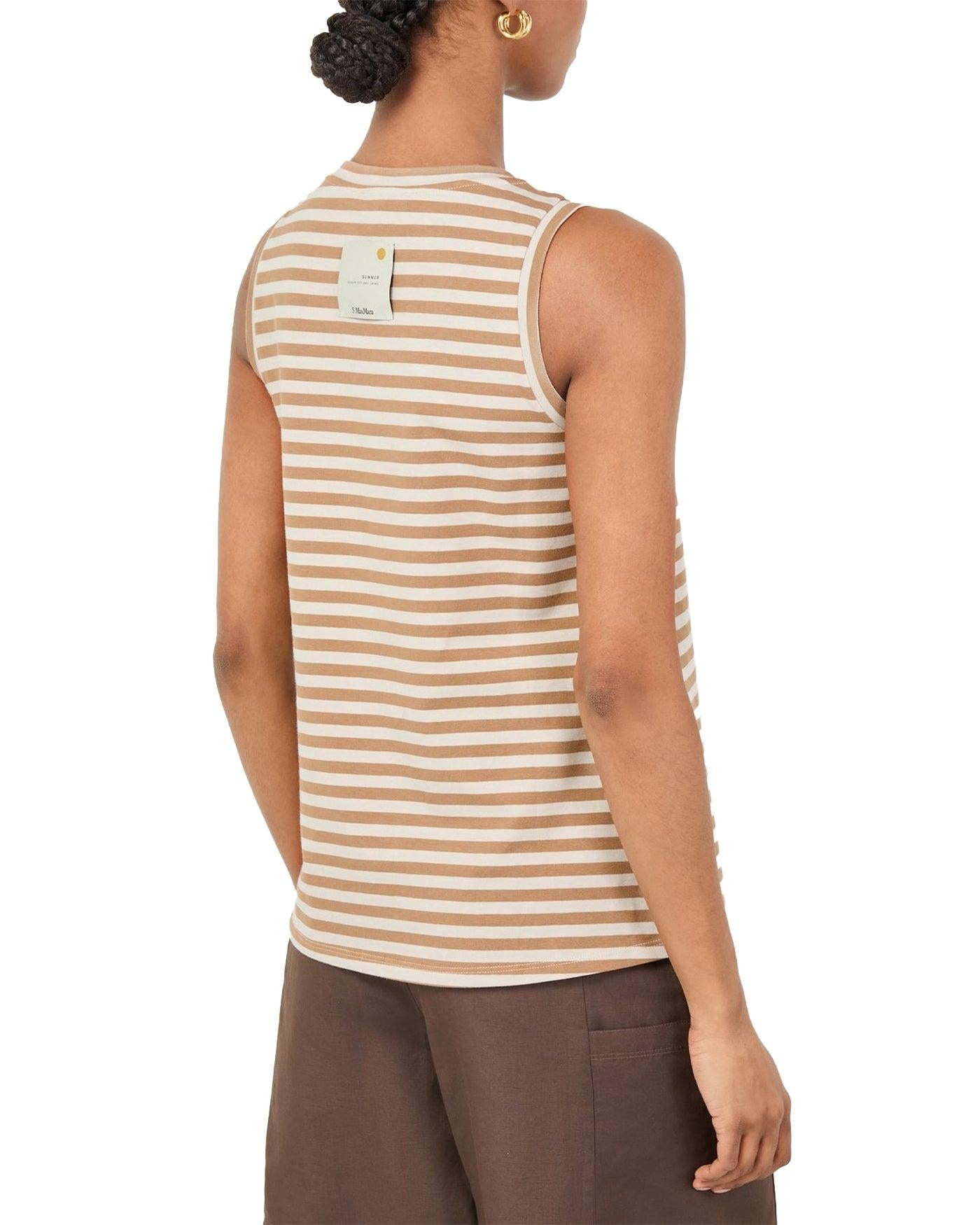 Canotta donna in cotone elasticizzato ERBERT 004 S MAX MARA 