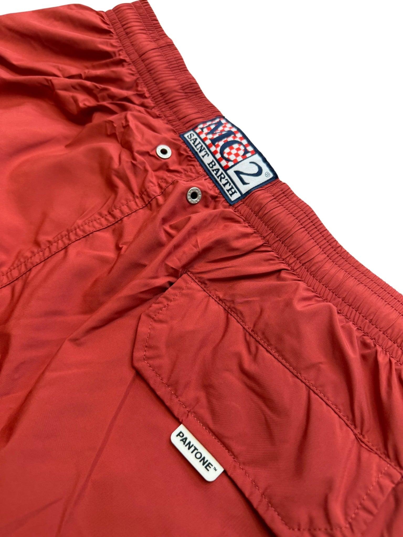Pantaloncini da bagno ultraleggeri Pantone 47 Rosso mattone LIG0004 01672L MC2 SAINT BARTH 