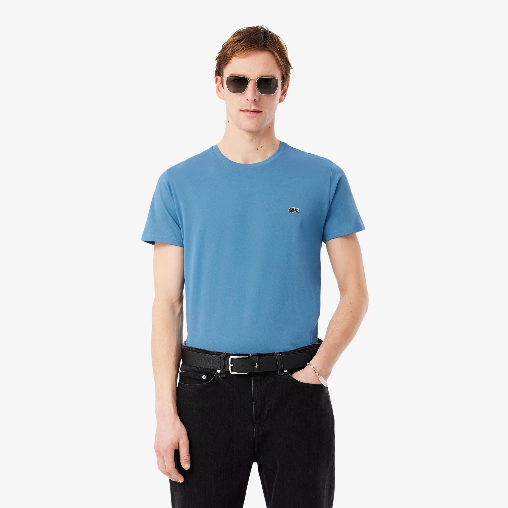 T-shirt in cotone Pima TH6709 JBK LACOSTE 