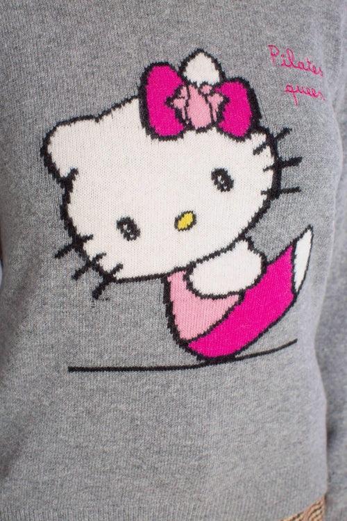 Maglia Donna Hello Kitty "Pilates Queen"<BR/> QUE0010 00466I MC2 SAINT BARTH 