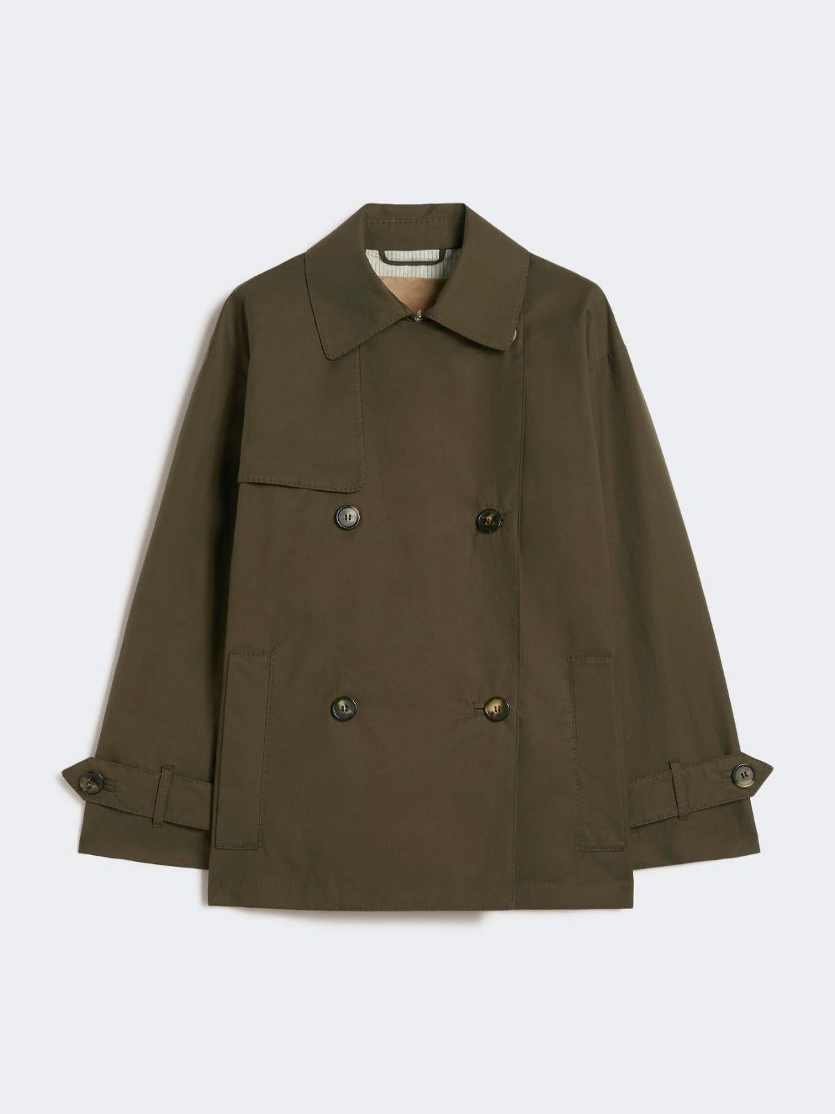 MTCZENO<BR/>Trench doppiopetto in cotone antigoccia MTCZENO 003 MAX MARA THE CUBE 