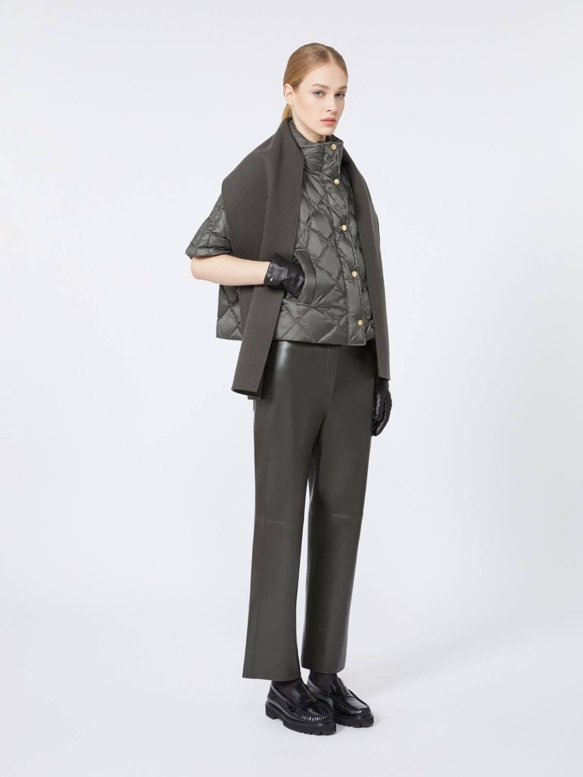 Pantalone slim in tessuto spalmato SUBLIME 002 S MAX MARA 