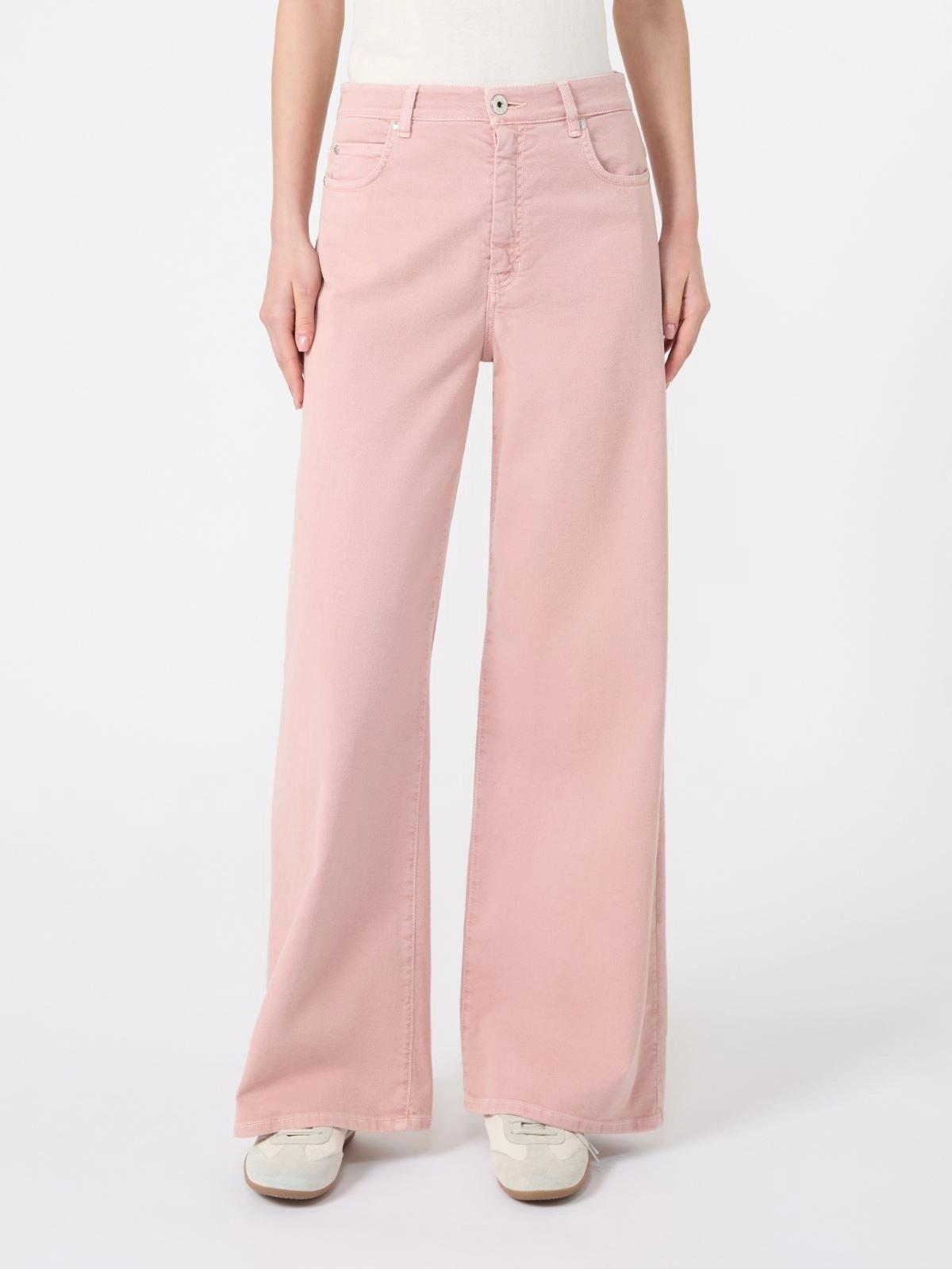 WKDMEDINA<BR/>Pantalone wide leg in drill di cotone WKDMEDINA 005 WEEKEND 