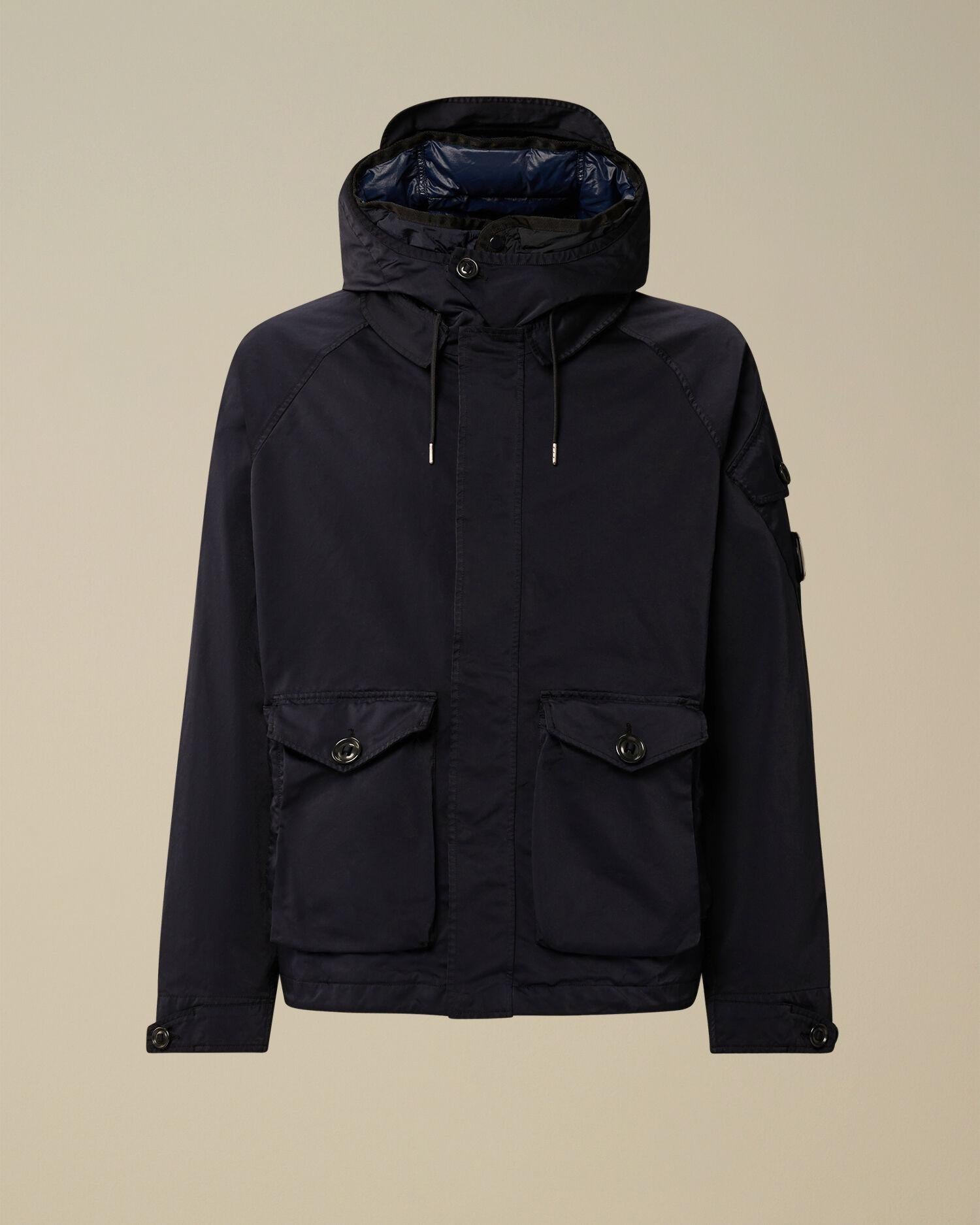 Micro Kei Hooded Lens Jacket<BR/> CMOW189A 888 C.P. COMPANY 