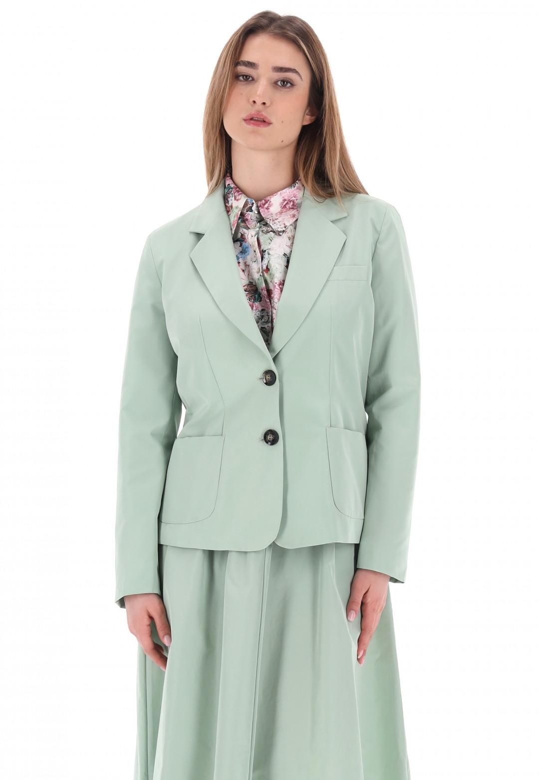 Giacca monopetto in misto cotone