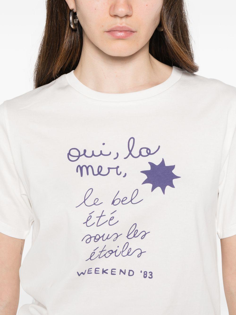 T-shirt in jersey di cotone WKDPANTERA 001 WEEKEND 