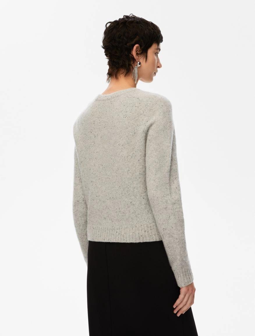 Maglia in filato misto lana melange ADITO 003 IBLUES 