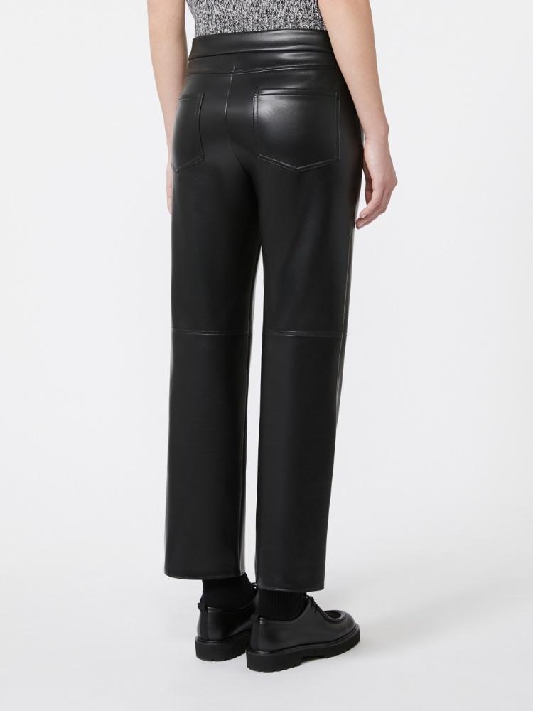 Pantalone slim in tessuto spalmato SUBLIME 004 S MAX MARA 