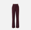 Pantaloni in crêpe con accessorio gioiello