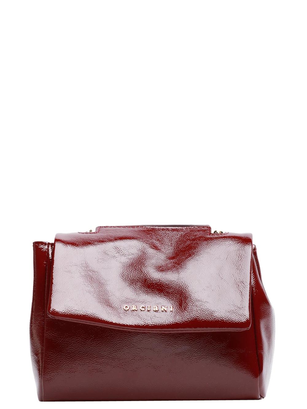 Borsa Sveva Sense Mini in Pelle Bordeaux<BR/> BC2019VYL CHIANTI ORCIANI 